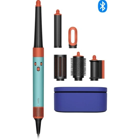 سشوار برس‌دار دایسون Airwrap i.d مدل HS08 - حالت‌دهنده حرفه‌ای با بلوتوث و نمایشگر LCD